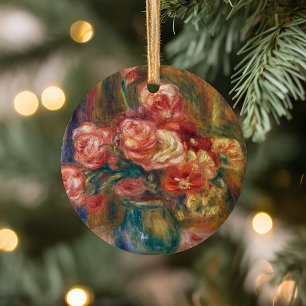 Vaas van Rozen   Renoir Keramisch Ornament