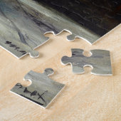 Vaas van witte lila's en Rozen | Édouard Manet Legpuzzel (Zijkant)