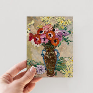 Vaas Versierd met Anemonen   Louis Valtat Briefkaart