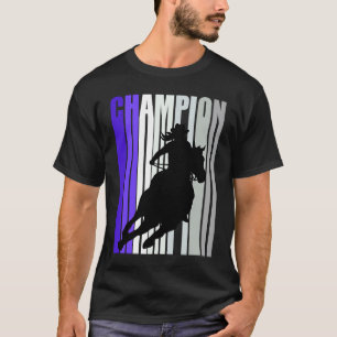Vaatjescross Kampioen Paardrijden Cowgirls Rijden T-shirt