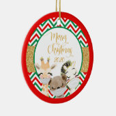 Vaatmaskers 2020 keramisch ornament (Rechts)