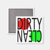 VAATWASMACHINE MAGNEET: CIRKELS MAGNEET (Voorkant / Achterkant)