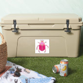 Vaatwasmachinebestendige Sticker met Whimsical Pin (Koeler)