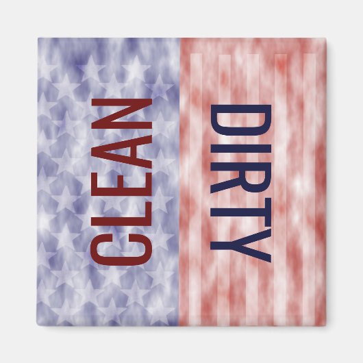 Vaatwasser magneet Amerikaanse vlag (Voorkant)