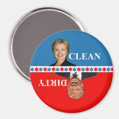 Vaatwasser magneet Clinton Trump (Voorkant / Achterkant)