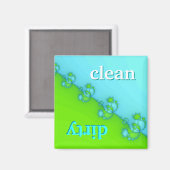 Vaatwasser Magneet - Schoon of Vuil? (Voorkant / Achterkant)