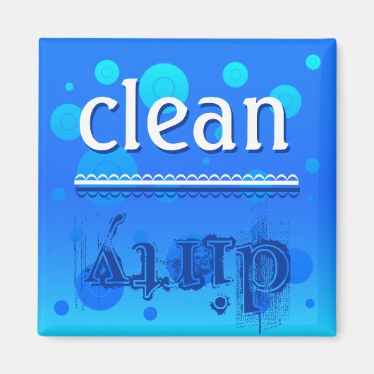 Vaatwasser Magneet - Schoon of Vuil? (Voorkant)