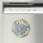 Vaatwasser magneet schoon vuile lopende bloemen (Insitu (Vaatwasser))