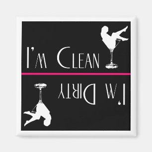 Vaatwasser magneet—Vuil meisje Magneet