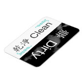 Vaatwasser Magnet-Clean/Vuil-Chinees Traditioneel Magneet (Linkerzijde)