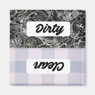 Vaatwasser schoon/vies bord magneet