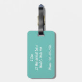 Vacaciones Por Favor Bagagelabel (Achterkant verticaal)