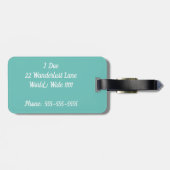 Vacaciones Por Favor Bagagelabel (Achterkant horizontaal)