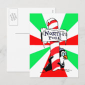 Vacance | Carte de voeux de Noël (Devant / Derrière)