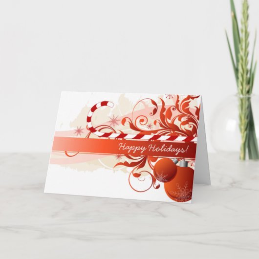 Vacance | Carte de voeux de Noël (Devant)