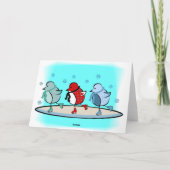 Vacance | Carte de voeux de Noël (Dos)
