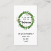 Vacance | Déplacement de cartes d'insertion de Fai (Devant)