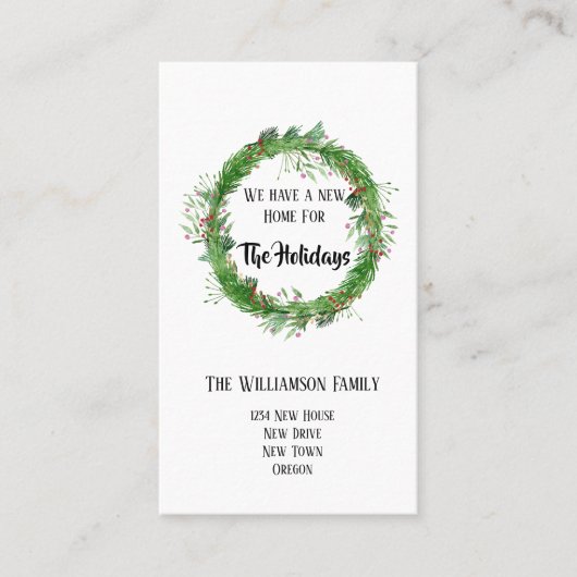 Vacance | Déplacement de cartes d'insertion de Fai (Devant)