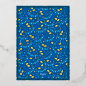 Vacances 4 Photos Happy Chanukah Motif Blue Foil (Verso)