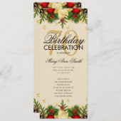 Vacances 70e fête d'anniversaire Programme Gold av (Devant / Derrière)