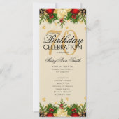 Vacances 70e fête d'anniversaire Programme Gold av (Devant)