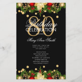 Vacances 80e fête d'anniversaire Programme Gold av (Devant)