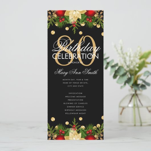 Vacances 80e fête d'anniversaire Programme Gold av (Debout devant)