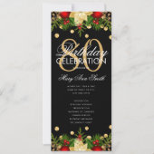 Vacances 80e fête d'anniversaire Programme Gold av (Devant)