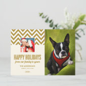 VACANCES À CHEVRON | CARTE PHOTO VACANCES (Debout devant)