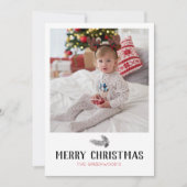 Vacances À feuillage persistant  Carte photo de fa (Devant)