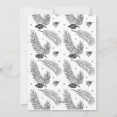 Vacances À feuillage persistant  Carte photo de fa (Dos)