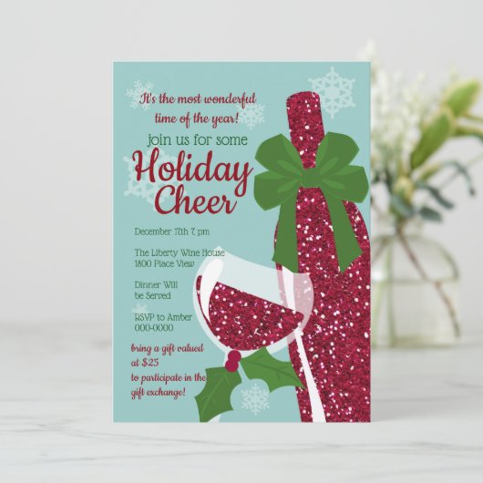 Vacances à la bière Invitation (Debout devant)