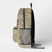 Vacances, allons-y ! Sac à dos imprimé (Droite)
