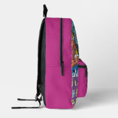 Vacances,Allons-y ! Sac à dos imprimé (Gauche)
