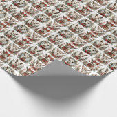 Vacances Alpaca Thème Noël Papier cadeau de Noël (Coin)