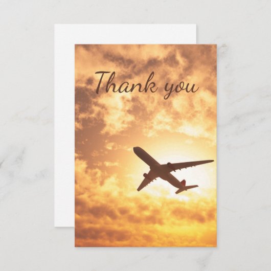 Vacances avion Merci volant (Devant / Derrière)