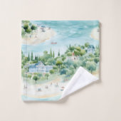 Vacances balnéaires en été - (Gant de toilette)