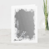 Vacances blanches ! Carte de vœux (Devant)