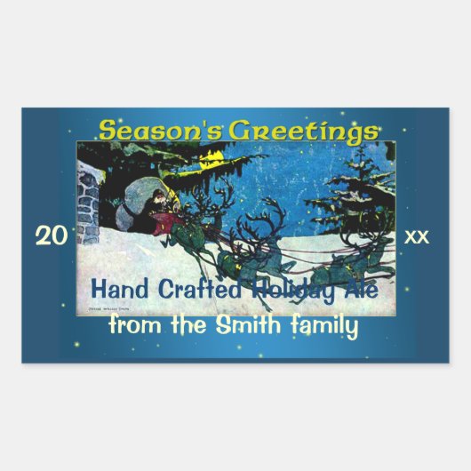 Vacances Brew, Ale et Bière Étiquettes (Devant)