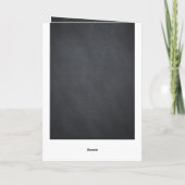 Vacances - Carte Chalboard (Dos)