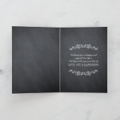 Vacances - Carte Chalboard (Intérieur)