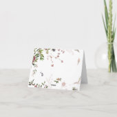 Vacances Chic Botanique | Carte de remerciements b (Dos)