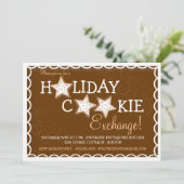 Vacances Cookie Exchange Sucre Cookie Invitation (Debout devant)