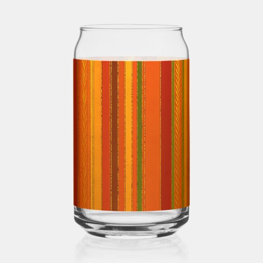 Vacances d'automne rayures brillantes (Verso)