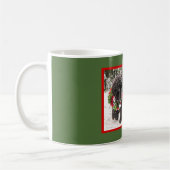 Vacances de Newfie partageant une tasse de joie (Gauche)