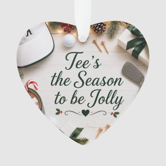 Vacances de Noël de golf sur gazon vert (devant)