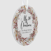 Vacances de Noël Première photo Noël (devant)