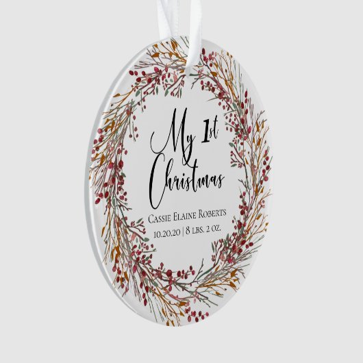 Vacances de Noël Première photo Noël (devant)