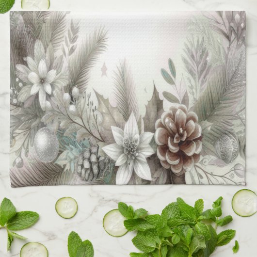 Vacances de Noël Serviette de cuisine (Plié)