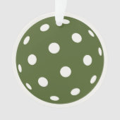 Vacances de Noël Vert Pickleball Moderne tendance (devant)